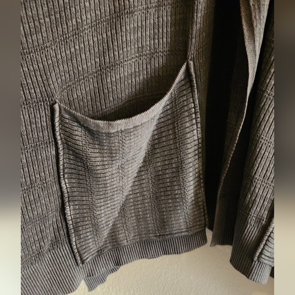 Free People Black Poncho Sweater - Picture 6 of 14